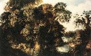 KEIRINCKX, Alexander Forest Scene - Oil on oak oil on canvas